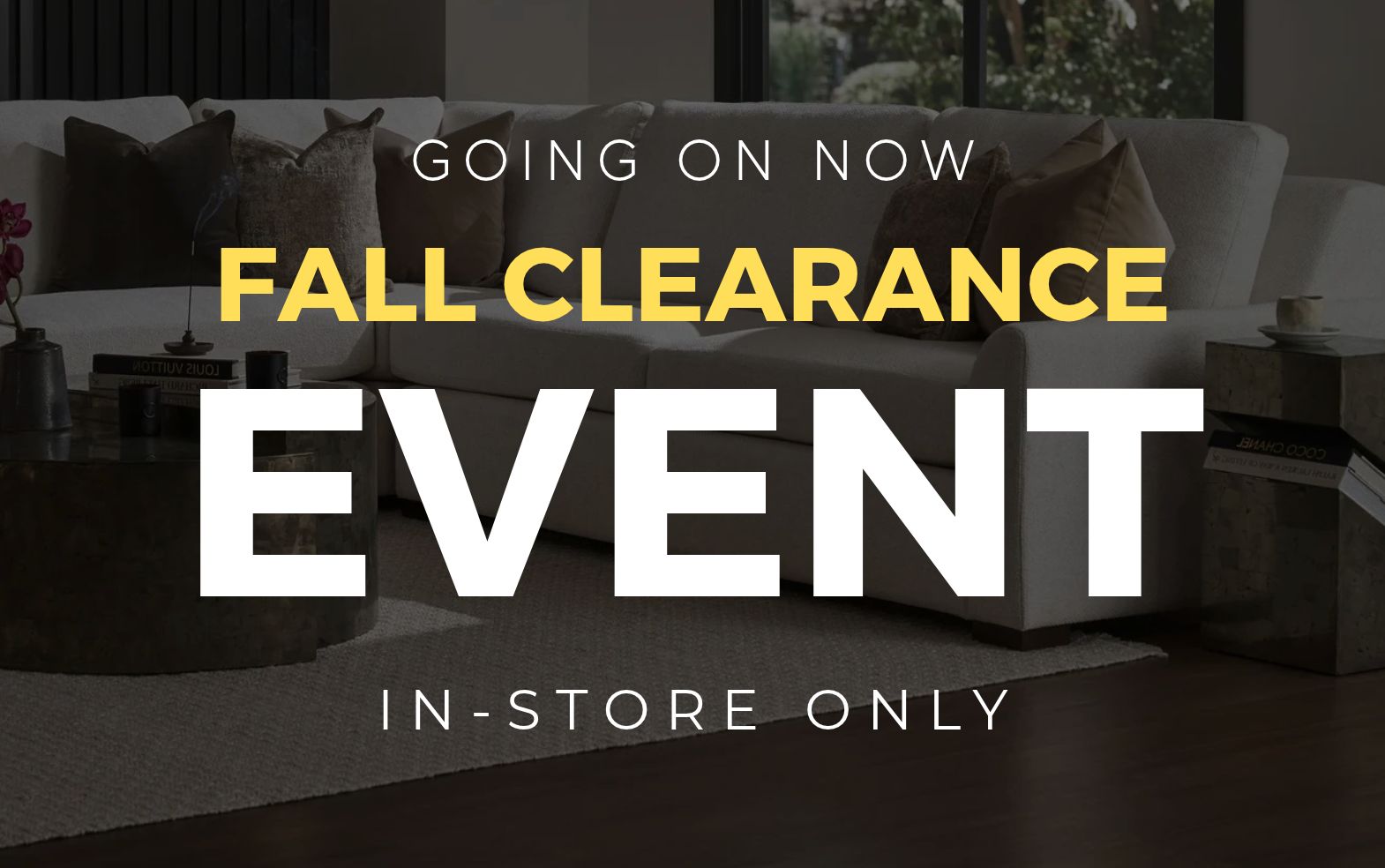 Fall Clearance Event